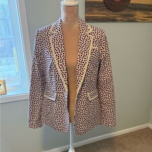 Boden Abstract Polka Dot Blazer